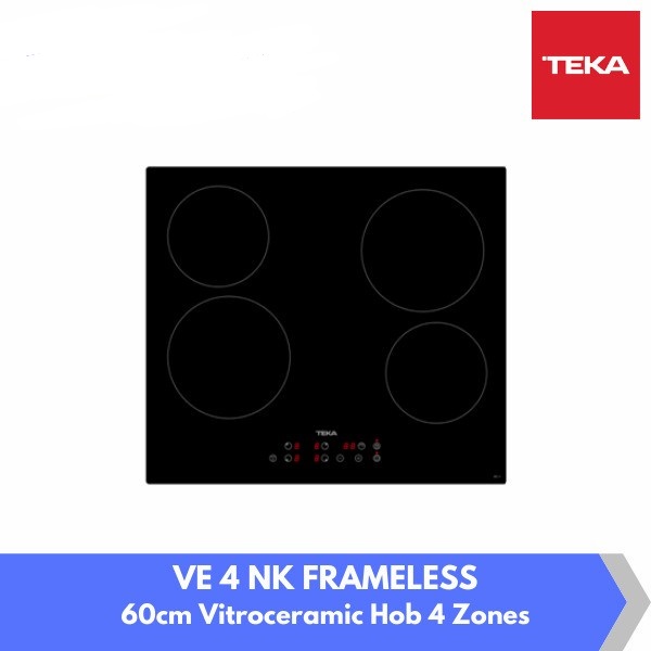 Vitro Ceramic Hob Teka VE 4 NK Frameles Free Ongkir Area Jabodetabek