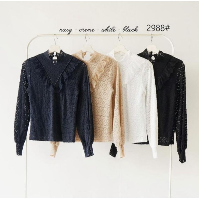 BLOUSE BRUKAT WANITA