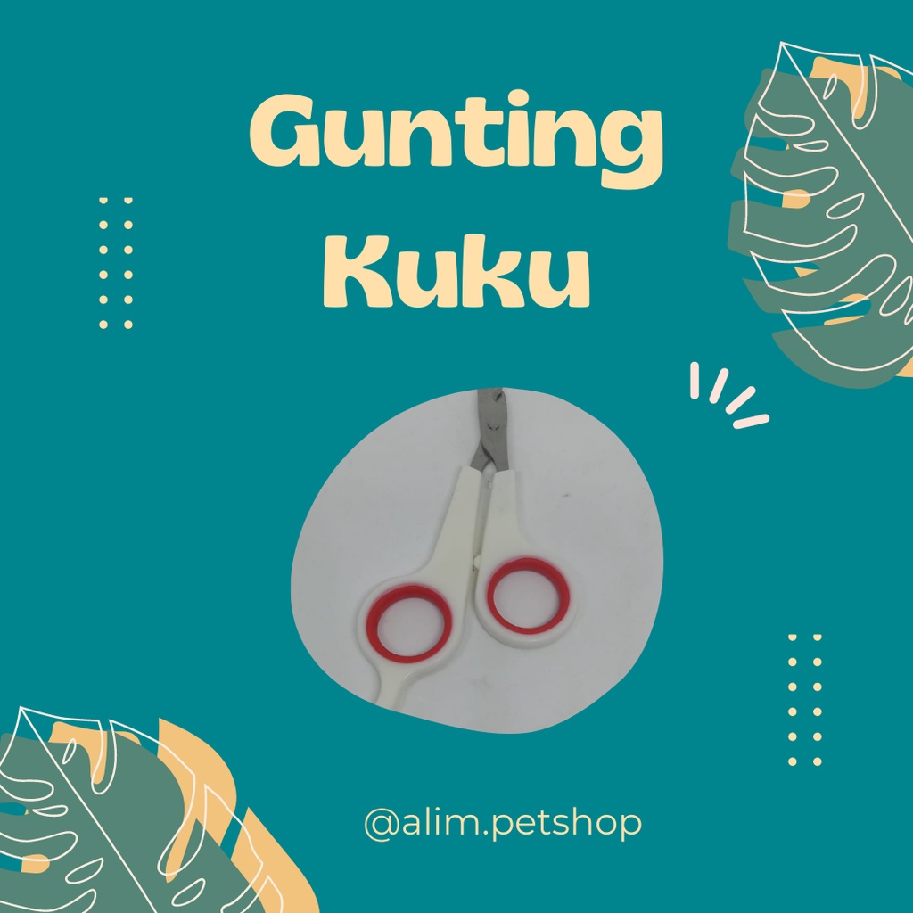 Gunting Kuku Hewan / Pet Nail Clipper Stainless Steel