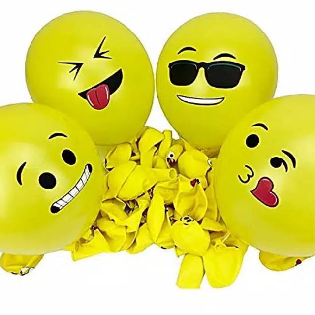 BALON LATEX EMOJI/ SMILE