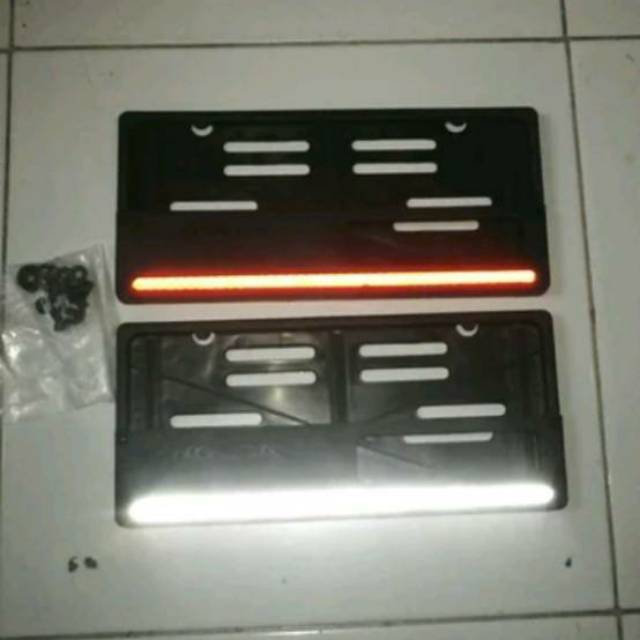 (sepasang) Cover plat nomor honda original tempat plat nomor original Honda