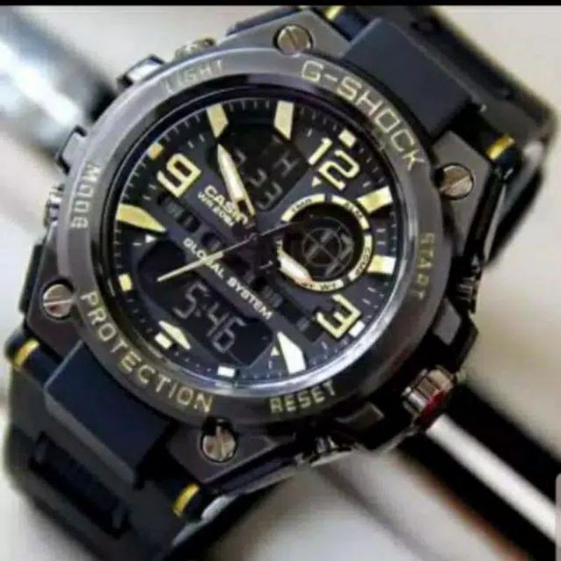 JAM TANGAN PRIA KEPALA BESI G-SHOCK CASIO GST 8600 METAL