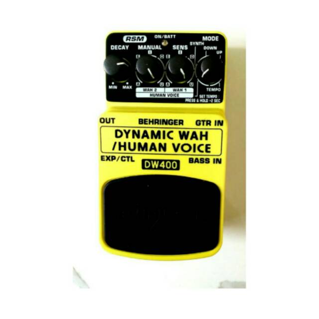 Efek Gitar Bass Behringer DW400 Dynamic Wah / Human Voice