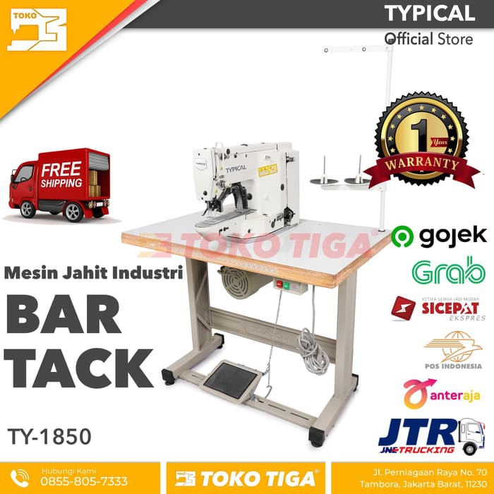 Mesin Bartack/ Bartacking / Bartek 42 Jahitan TYPICAL TY-1850 / TY1850