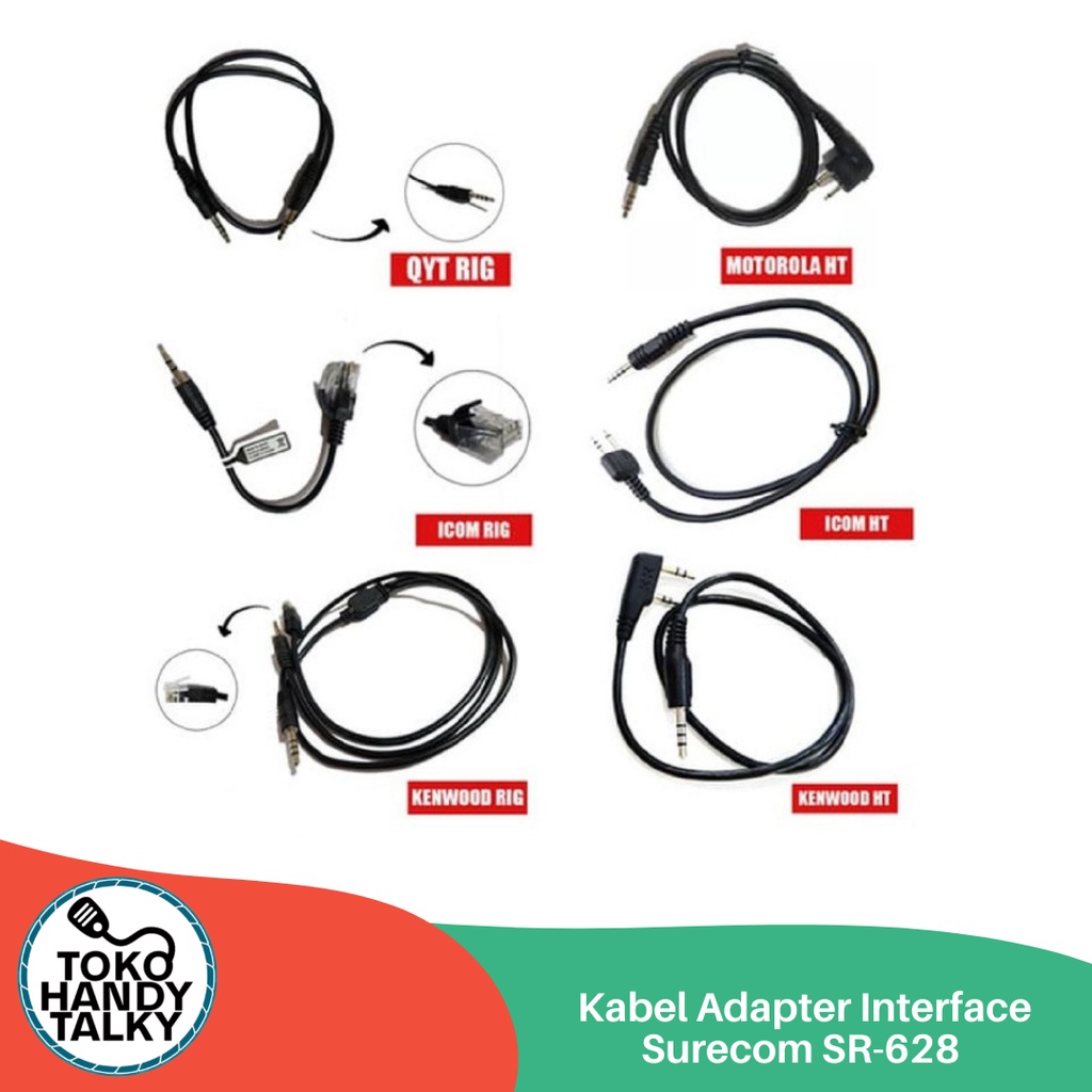 KABEL ADAPTER INTERFACE SURECOM SR-628 - PUTIH NEW