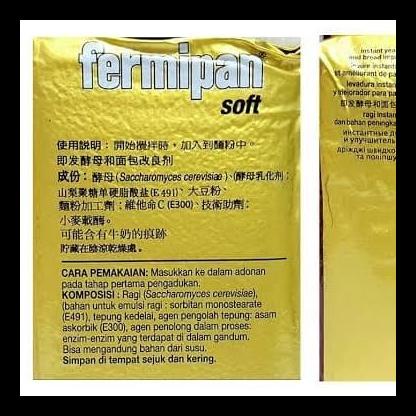 

TERBARUU!! FERMIPAN Soft 2 in 1 Ragi Instant Dry Yeast Kering Fermipan 500 gr PROMO