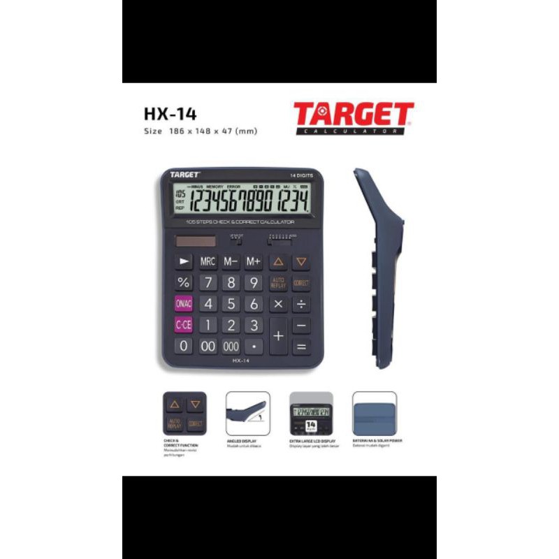 

Kalkulator Target HX-14