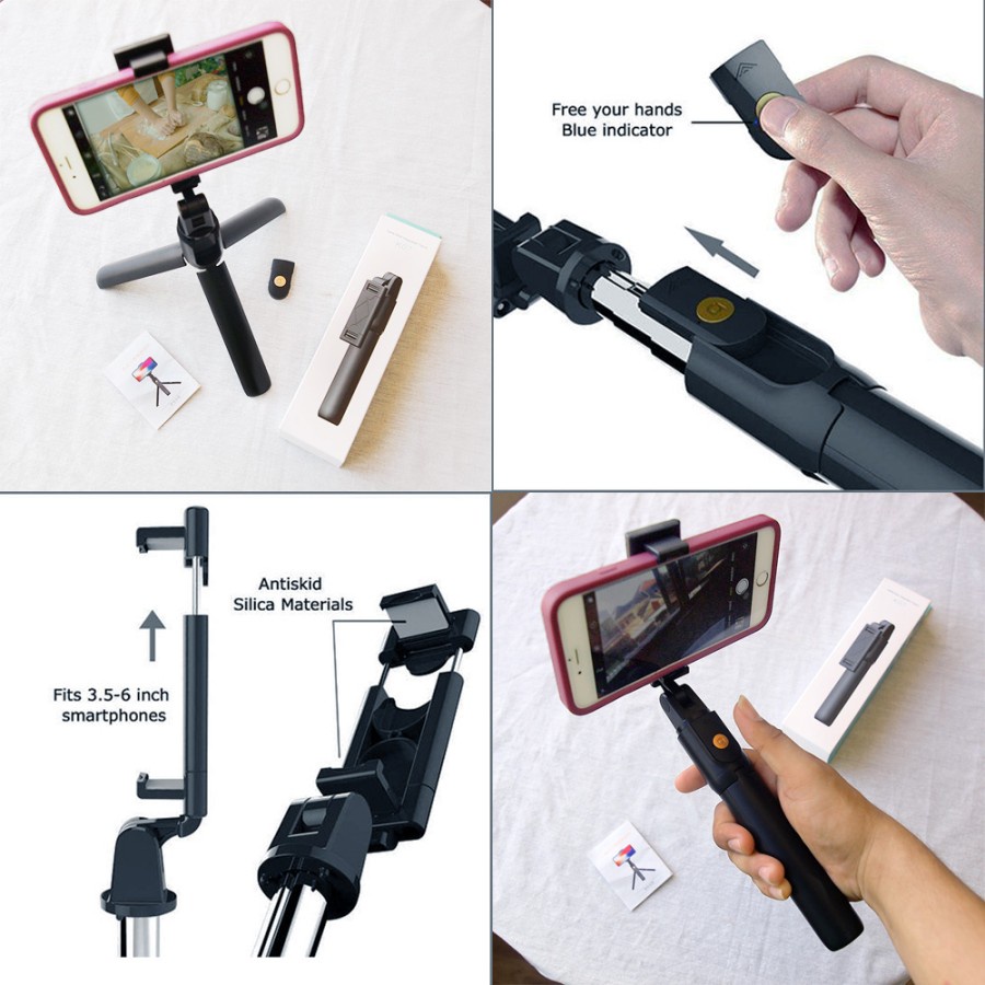 TONGSIS SELFIE 3in1 BLUETOOTH TONGSISI SELFIE K07 70 CM TRIPOD TONGSIS TRIPOD BLUETOOTH