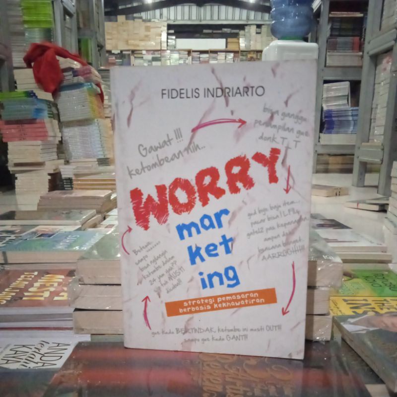 OBRAL BUKU BACAAN MOTIVASI / PENGEMBANGAN DIRI / INSPIRASI PART 3-WORRY MARKETING