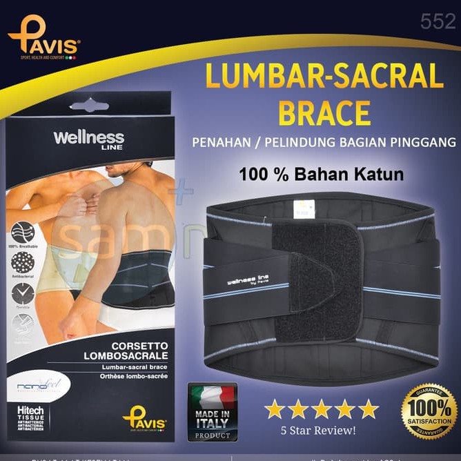 PAVIS Dorsal Lumbar Sacral Corset 552 / Penyangga Bagian Pinggang