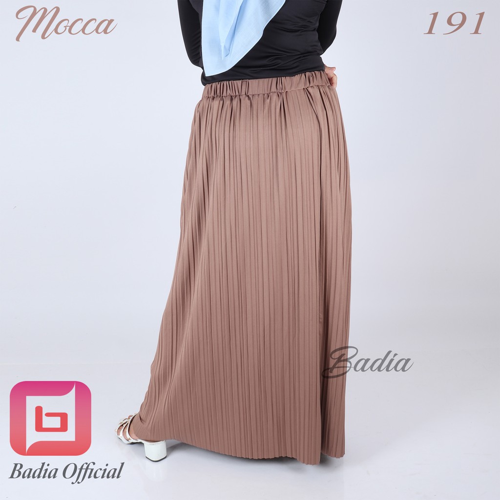 rok plisket wanita premium hilton pleated