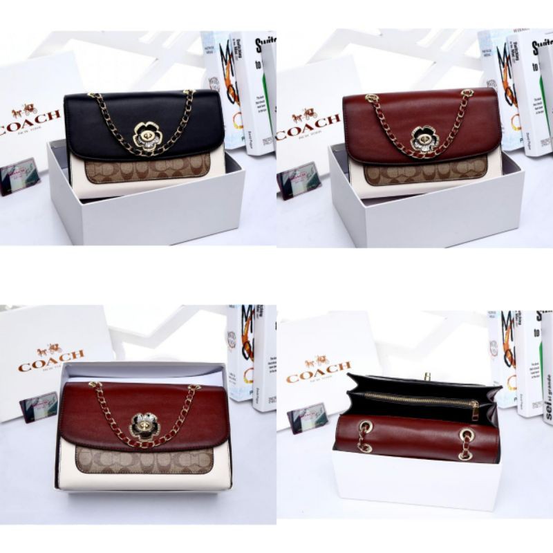 COACH With Box Parker Shoulder Bag 3162  (11)