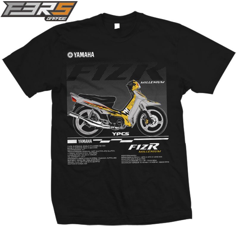 Kaos Yamaha F1ZR Millenium Kuning 2