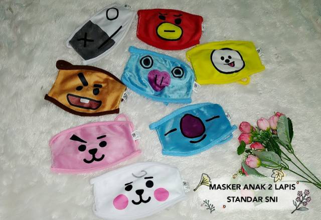 MASKER ANAK STANDAR SNI 2 LAPIS