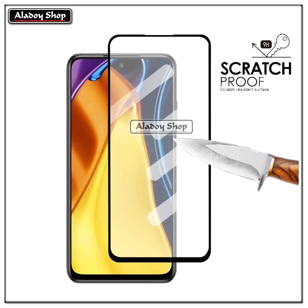 Tempered Glass Xiaomi Poco M3 Pro 5G ( 2021 ) PAKET 2 IN 1 Tempered Glass Layar dan Camera