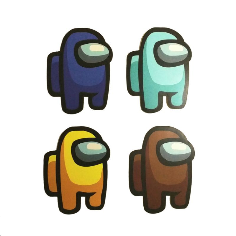 

Sticker / Stiker character Among Us - Semua warna