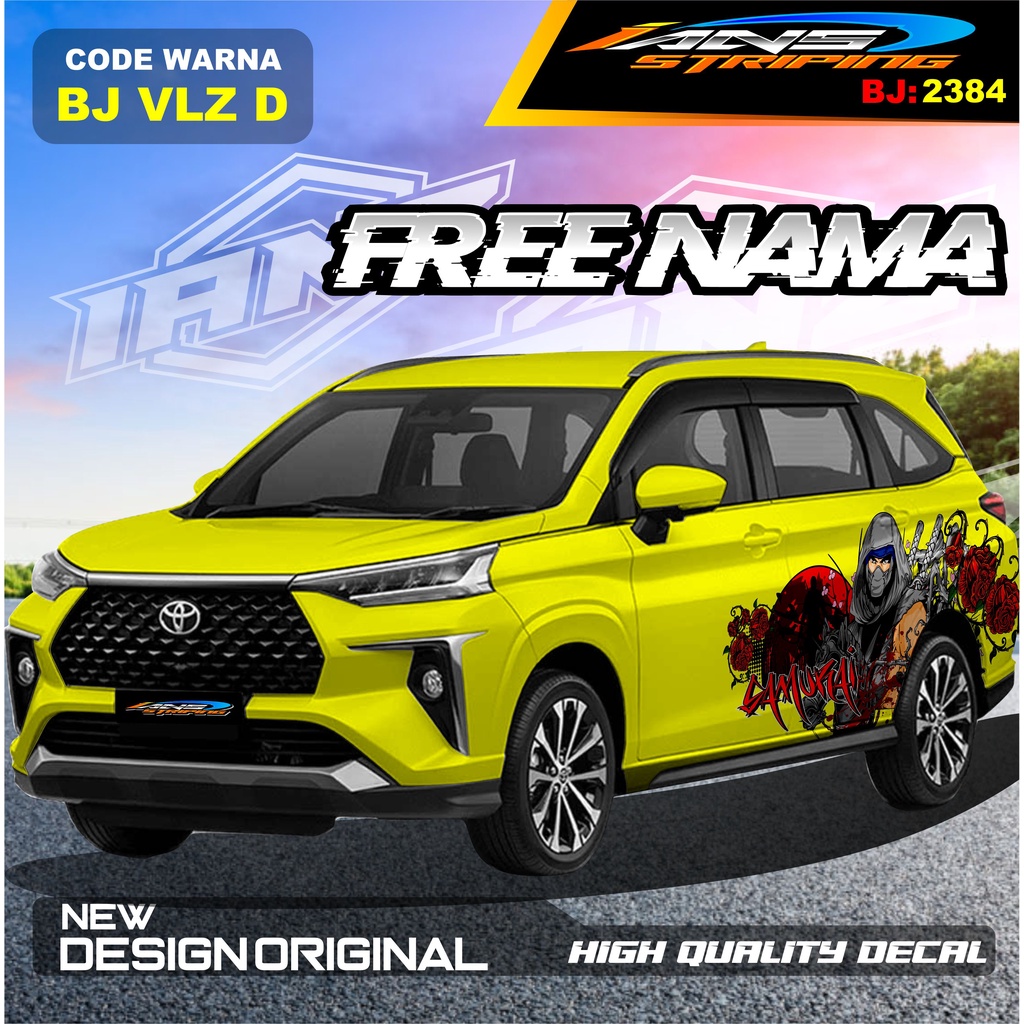 VARIASI STIKER MOBIL AVANZA VELOZ / VARIASI STIKER MOBIL XENIA REBORN / STICKER DECAL MOBIL PAJERO / STIKER MOBIL