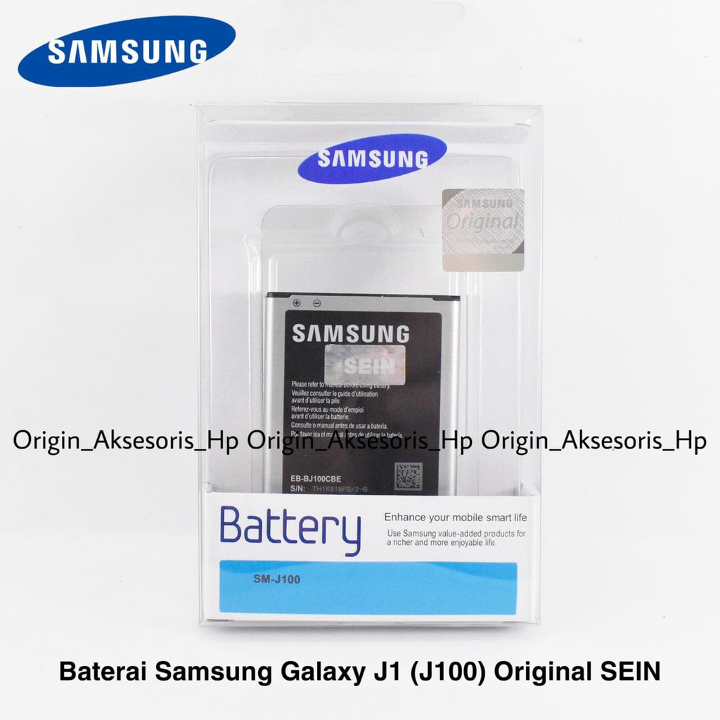 Baterai Samsung Galaxy J1 2015 (J100) Original SEIN 100% dc 88