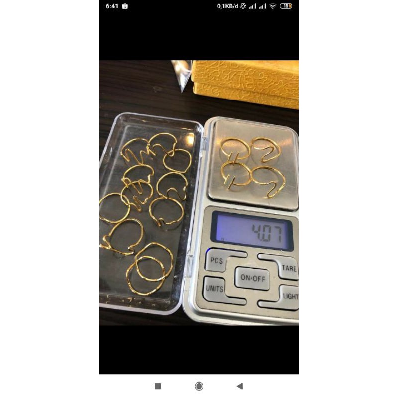 cincin model korea emas 22k