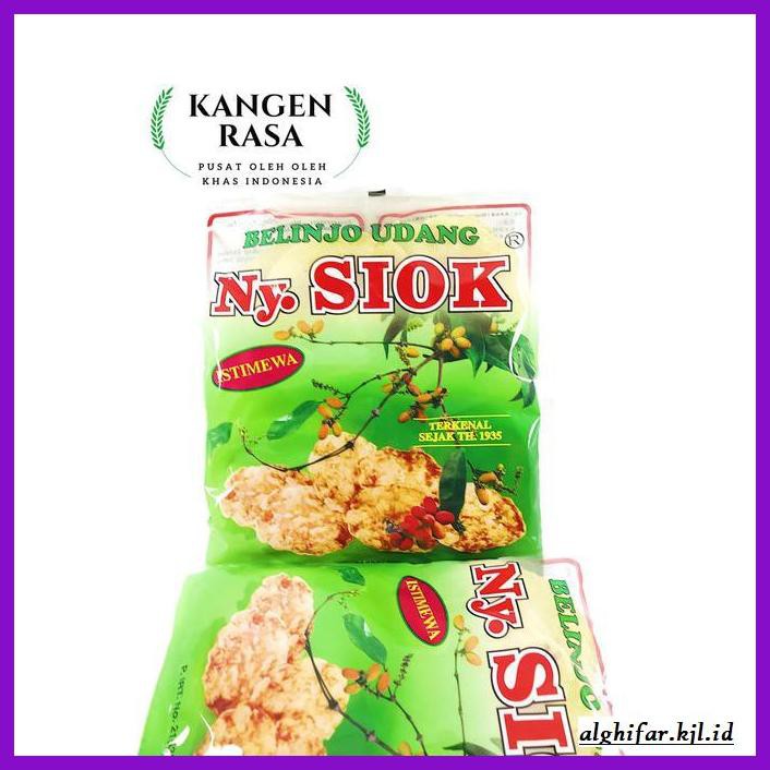 

Makanan-Kering- Emping Belinjo Udang Ny Siok -Aneka.