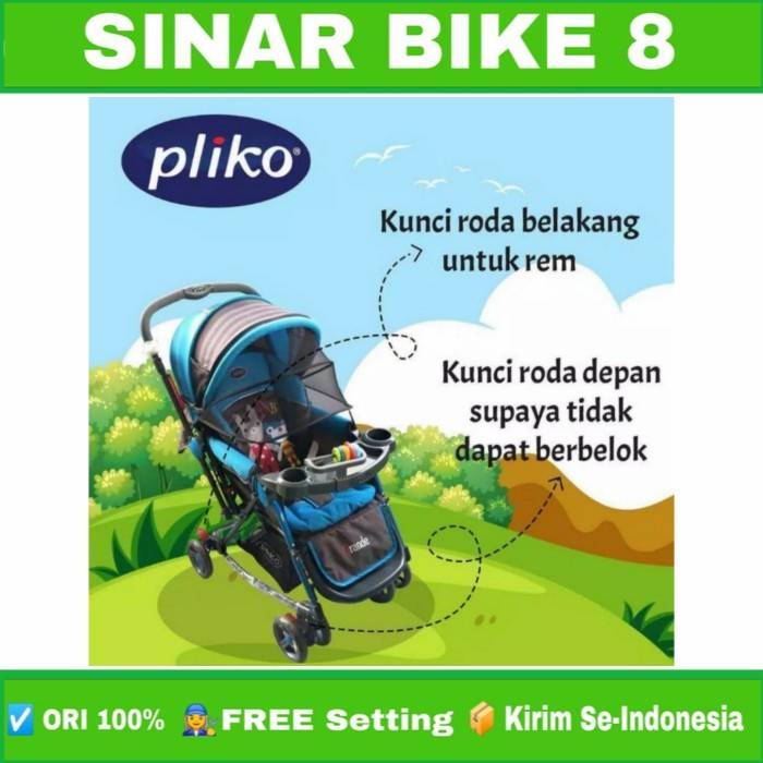 Baby Stoller Kereta Dorong Bayi PLIKO 268 R Grande