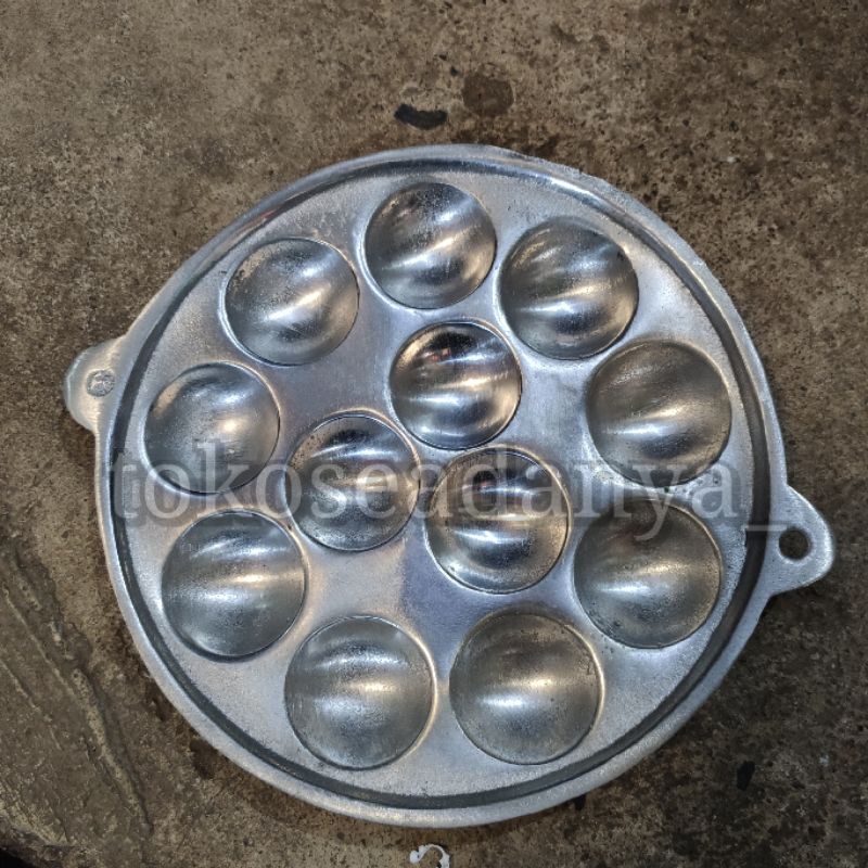 CETAKAN PENTOL GORENG ALUMUNIUM 12 cetakan telur puyuh cetakan mihun telur cetakan alumunium