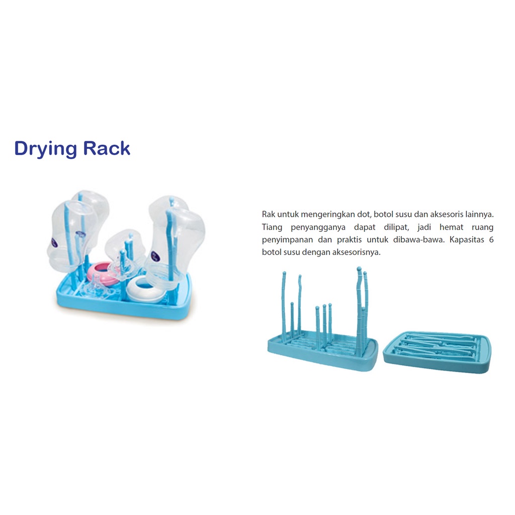 Baby Safe Bottle Drying Rack DR08 Rak Botol Bayi