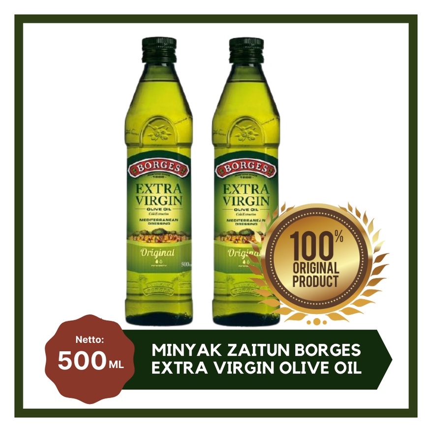 

Minyak Zaitun Borges 500ml | Extra Virgin Olive Oil 500ml Borges