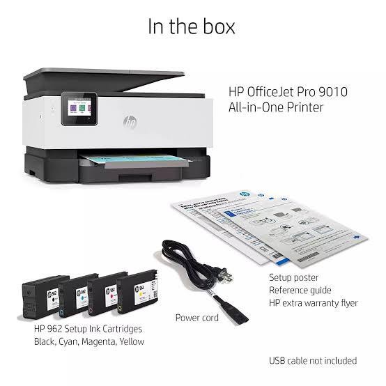 HP Printer OfficeJet Pro 9010 All in One Print Scan Copy Wifi ADF