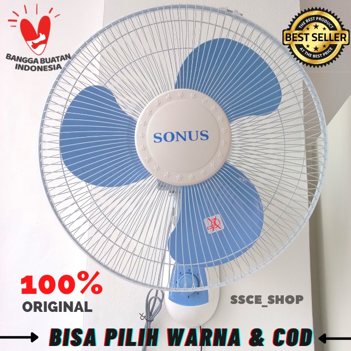 Kipas Angin Dinding 16 Inch / Wall Fan Tembok 16&quot; Sonus SS-WF1601