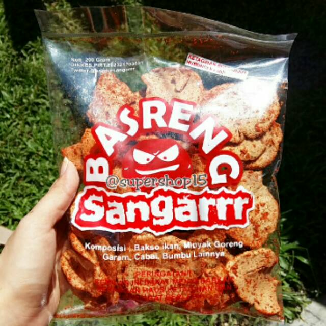 Basreng Sangarrr / Basreng Sangar Pedas 200 Gram