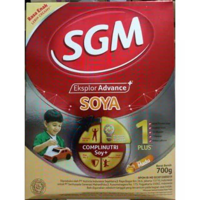 SGM SOYA 1 PLUS MADU 700g