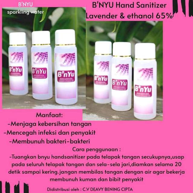 [AGEN RESMI B'NYU ] B'NYU hand sanitizer | b'nyu lavender