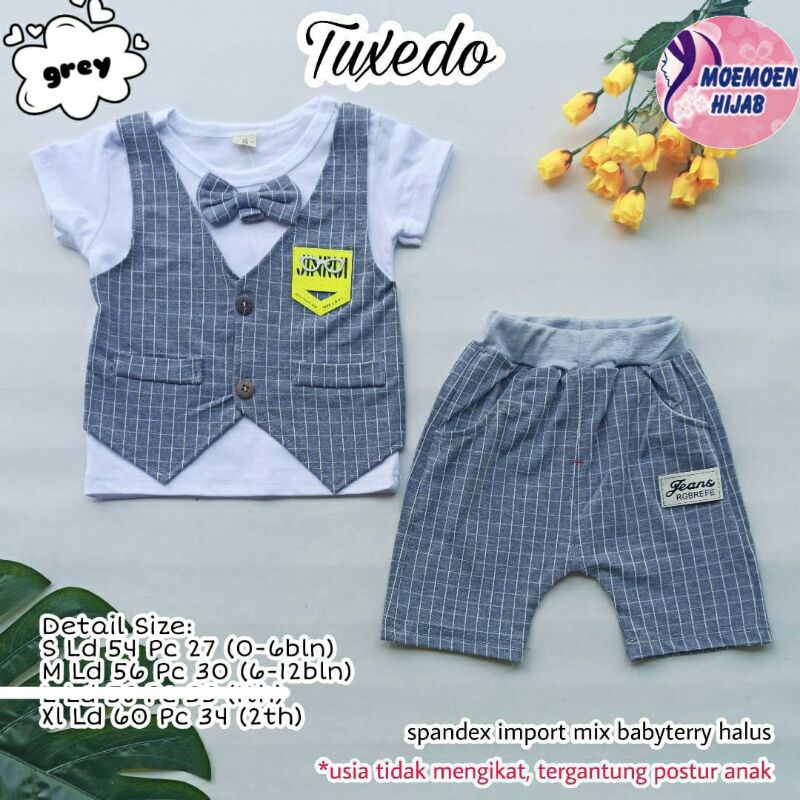 BAJU ANAK SET Tuxedo