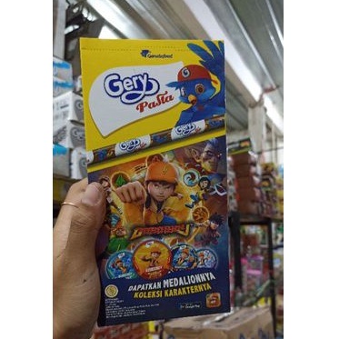 

Gerry Pasta Coklat SpongeBob dan BoBoiBoy 1 Box Isi 20 @7g