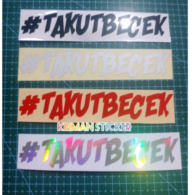 STICKER TAKUTBECEK CUTTING