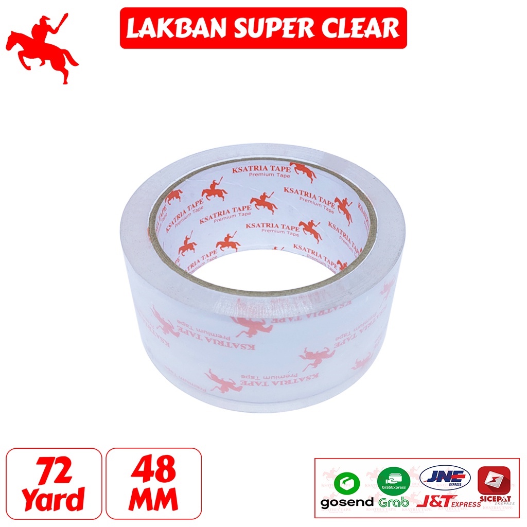 

Lakban OPP Tape / Lakban Super Clear KSATRIA Tape 48 MM X 72 YARD