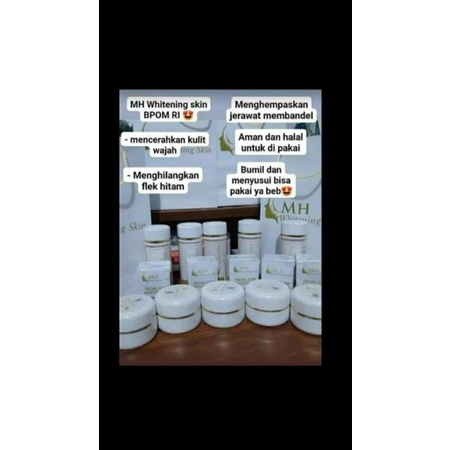 skincare MH whitening skin original