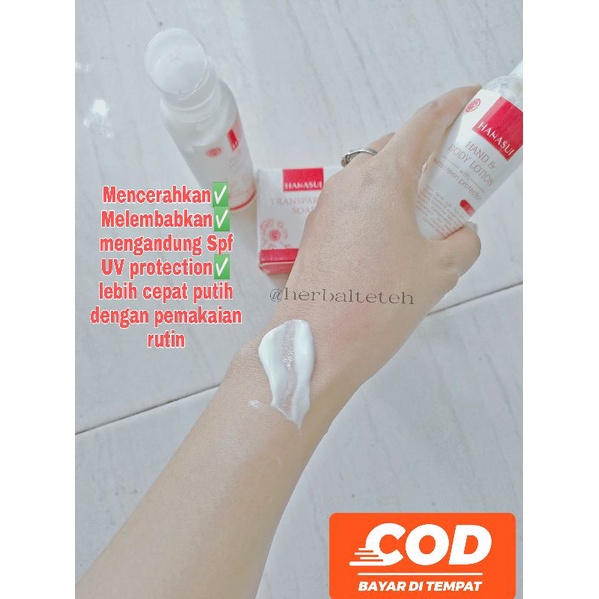 HANASUI BODY CARE 3 IN 1 LOTION [BPOM] MENCERAHKAN KULIT SECARA CEPAT