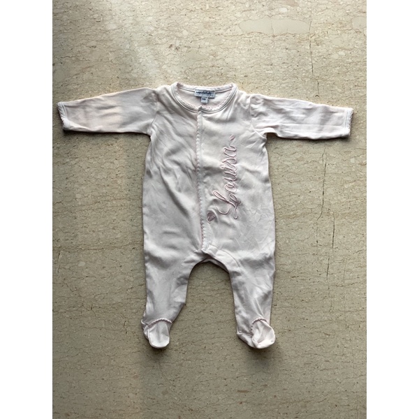 Les Petits Handmade Magnolia Baby Sleepsuit size Newborn - 3 mos