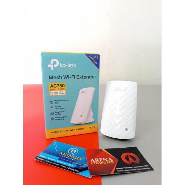 Network (Device) TPLink RE200 Wifi Range Extender AC750 Dual Band