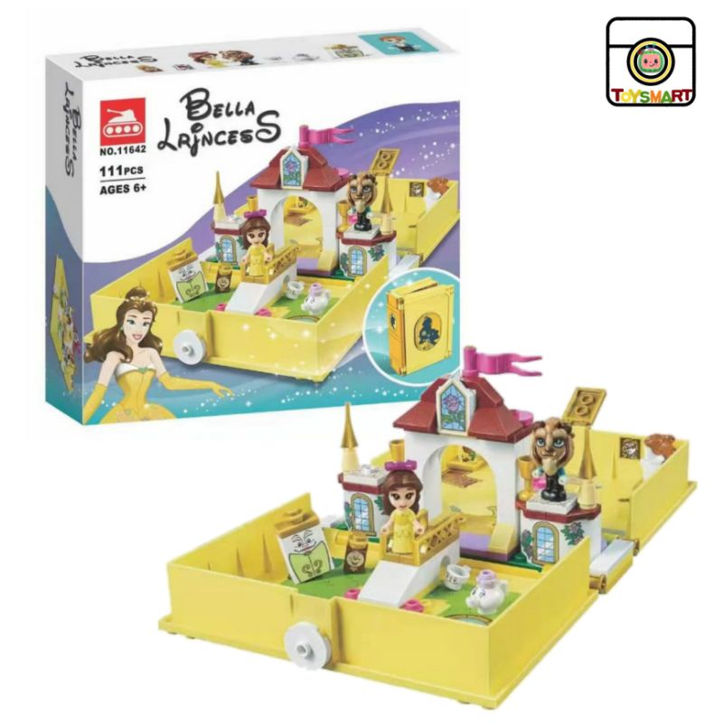 Bricks Story Book Disney Princess Belle Mulan Adventure StoryBook