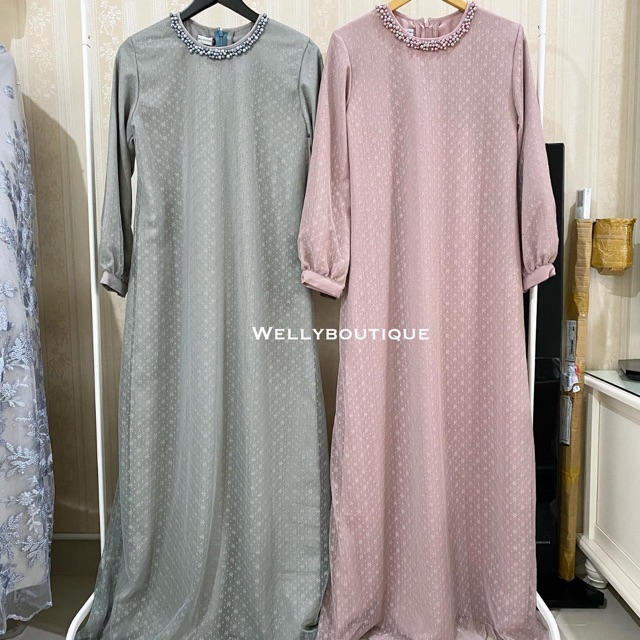 SENJA DRESS gamis lebaran muslim cantik murah mewah