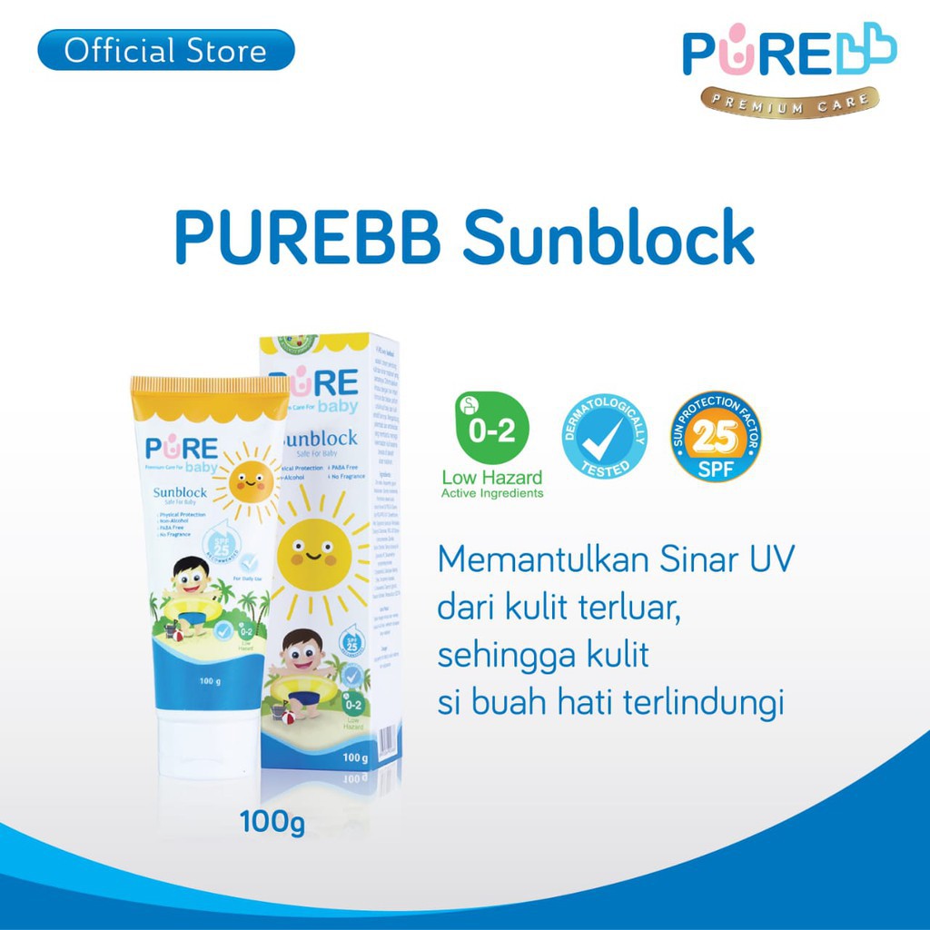 Pure Baby Sunblock 100gr