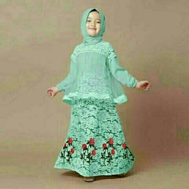 KID LABIBA TOSKA HD08 / BRUKAT ANAK /  BRUKAT BORDIR SYARI ANAK