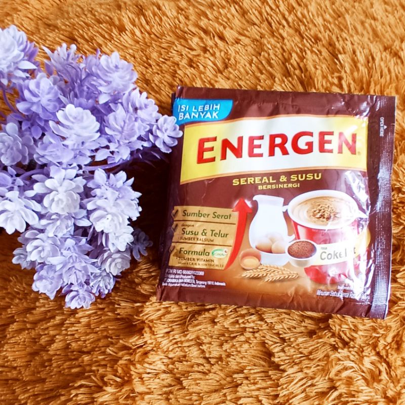 

Energen cokelat 1 renceng isi 10