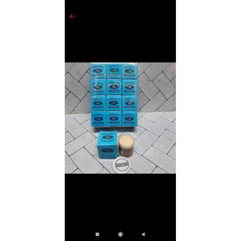 cream DR biru murah