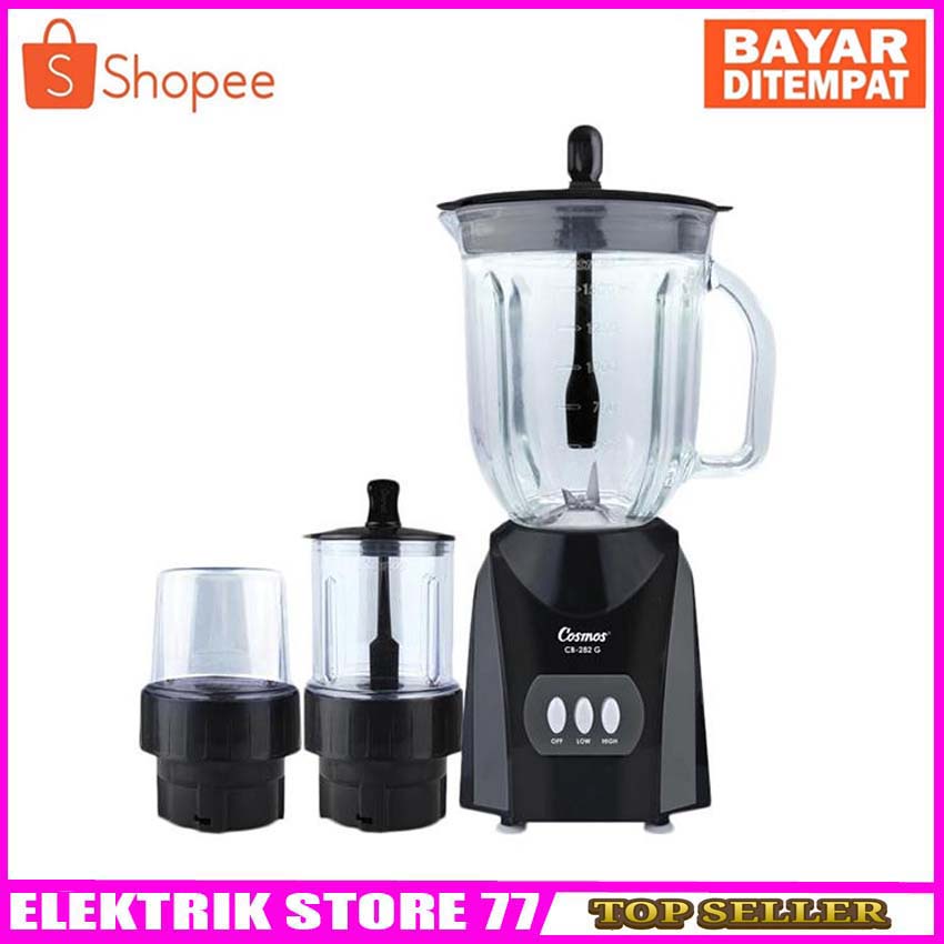 COSMOS BLENDER CB282G / CB-282G / CB 282G (KACA / 2 LITER) - BERKUALITAS