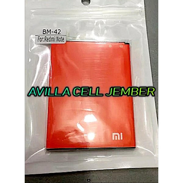 BATERAI BATRE ORIGINAL 100 PERSEN BM42 BM 42 BM-42 ORI XIAOMI XIOMI REDMI NOTE LTE-NOTE 1-NOTE 1S