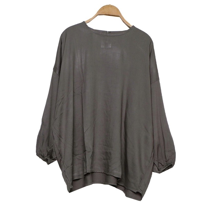 BLOUSE JUMBO RAYON TWILL-Abu~tua